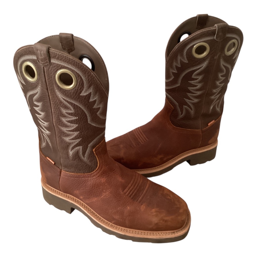 Tecovas Men's Longhaul roper composite Toe work boot waterproof size 10EE